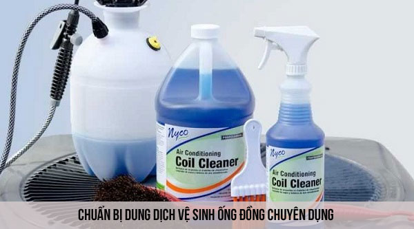 Dung dịch vệ sinh ống đồng điều hòa chuyên dụng