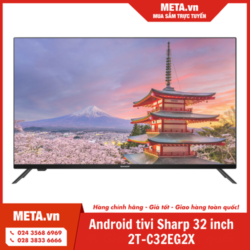 Android tivi Sharp 32 inch 2T-C32EG2X