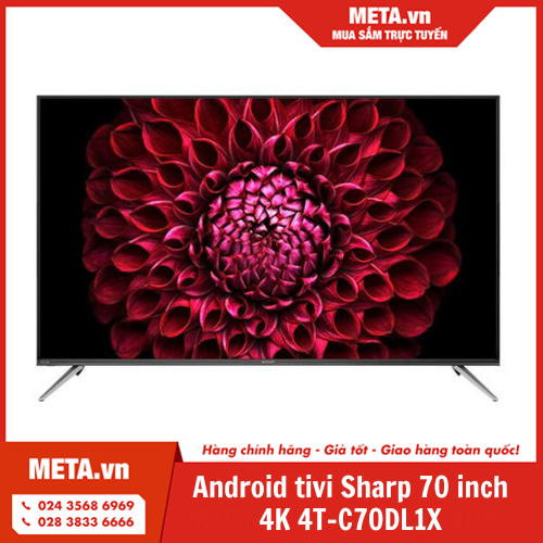 Android tivi Sharp 70 inch 4K 4T-C70DL1X