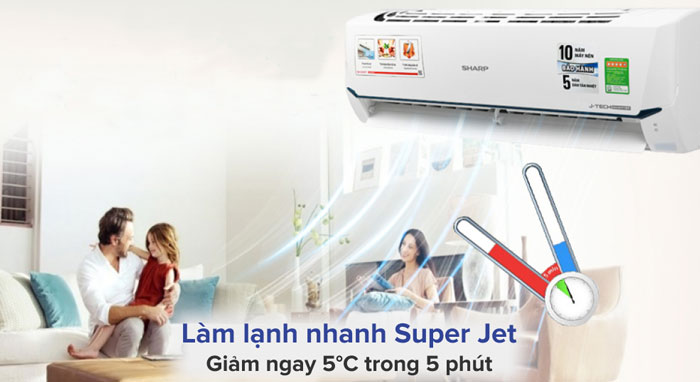 Công nghệ làm lạnh nhanh Super Jet