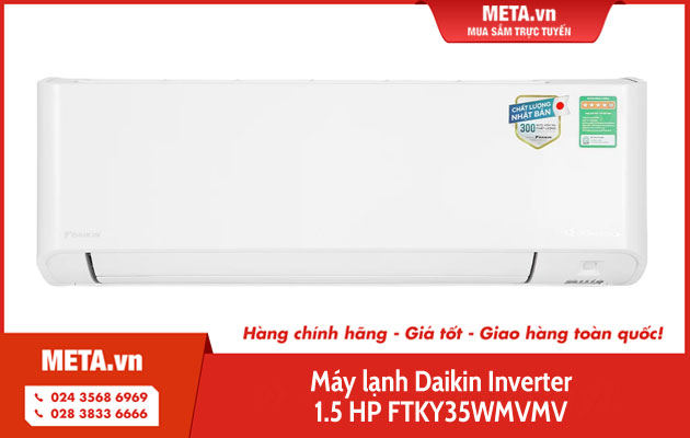 Máy lạnh Daikin Inverter 1.5 HP FTKY35WMVMV