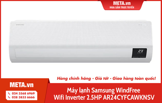 Máy lạnh Samsung WindFree Wifi Inverter 2.5HP AR24CYFCAWKNSV