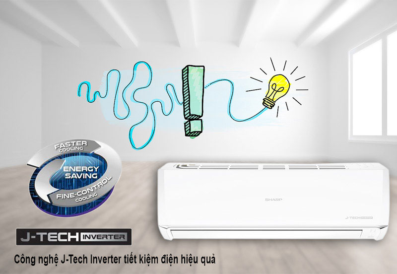 Công nghệ J-tech Inverter kết hợp với cảm biến Eco