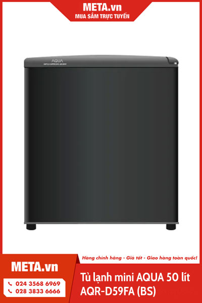 Tủ lạnh mini AQUA 50 Lít AQR-D59FA (BS)