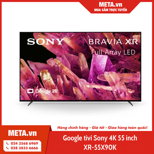 Google tivi Sony 4K 55 inch XR-55X90K