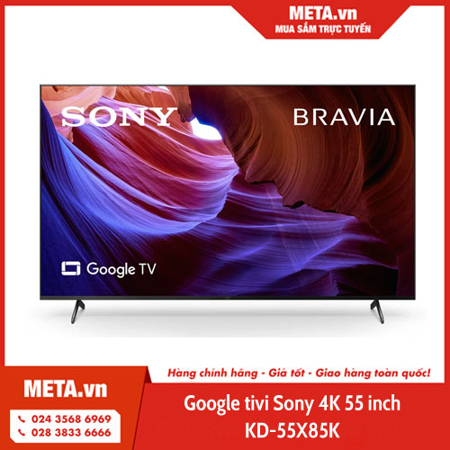 Google tivi Sony 4K 55 inch KD-55X85K