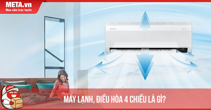 Máy lạnh, điều hòa 4 chiều là gì?