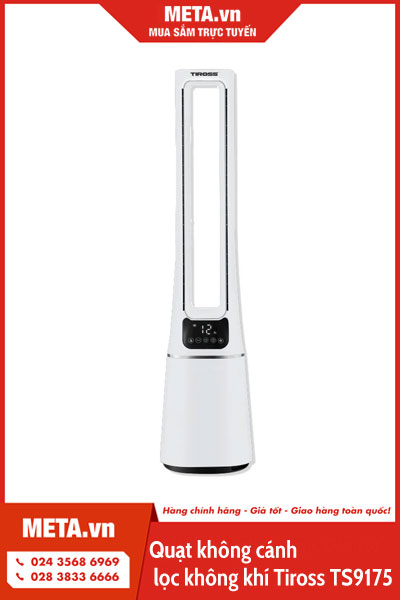  Quạt tháp không cánh, lọc không khí Tiross TS9175 