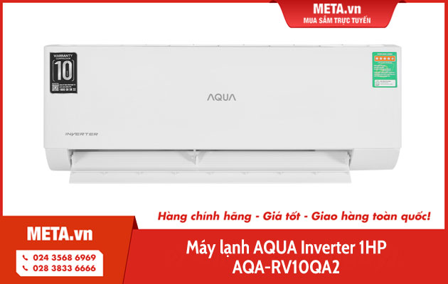 máy lạnh AQUA Inverter 1HP AQA-RV10QA2