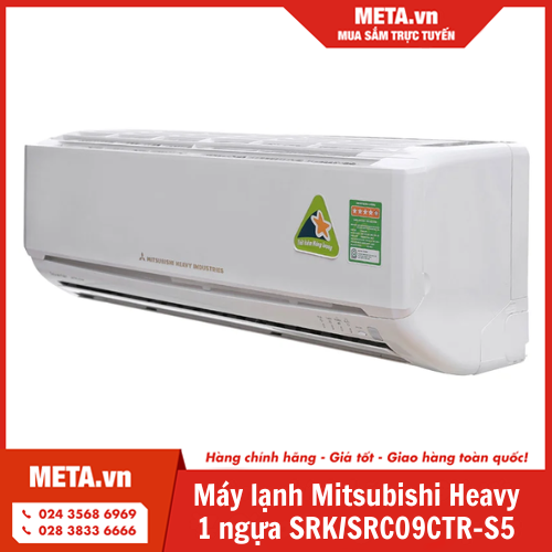 Máy lạnh Mitsubishi Heavy 1 ngựa SRK/SRC09CTR-S5