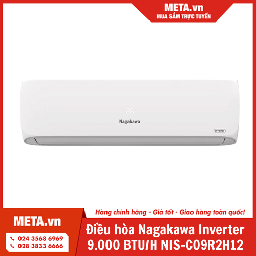 Điều hòa 1 chiều Nagakawa Inverter 9.000 BTU/H NIS-C09R2H12