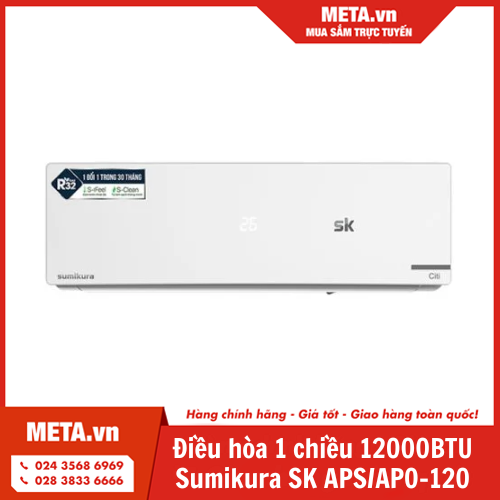 Điều hòa 1 chiều 12000BTU Sumikura SK APS/APO-120