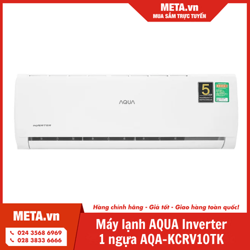 Máy lạnh AQUA Inverter 1 ngựa AQA-KCRV10TK