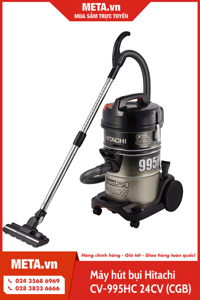 Máy hút bụi Hitachi CV-995HC 24CV (CGB) 25 lít, 2400W