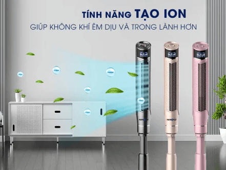 Quạt tháp được tích hợp nhiều tính năng