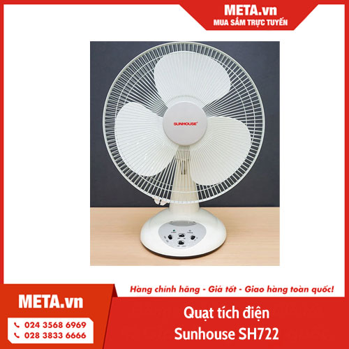 Quạt tích điện Sunhouse SH722