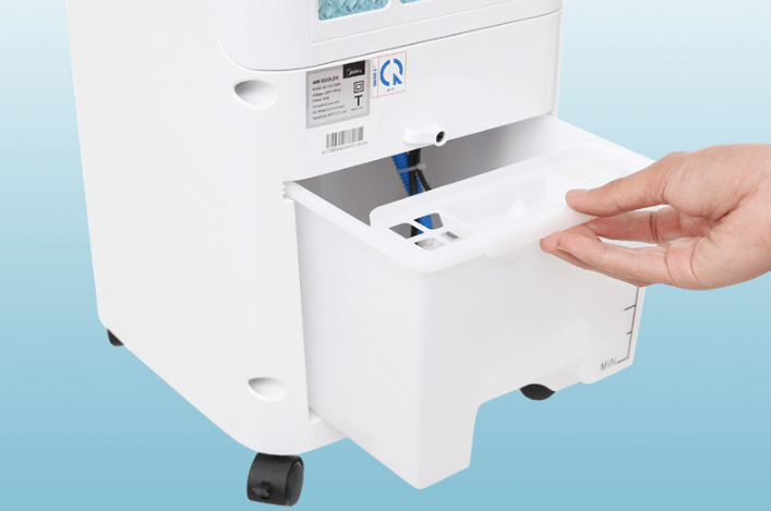 Quạt điều hòa Midea có dung tích bình chứa nước lớn