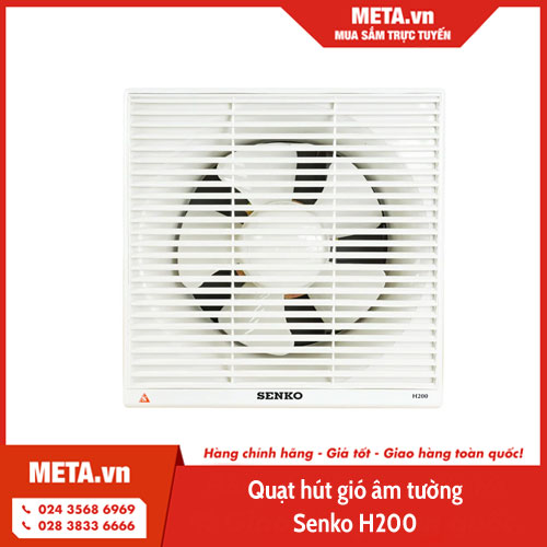 Quạt hút gió âm tường Senko H200