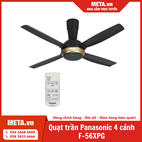 Quạt trần Panasonic 4 cánh F-56XPG