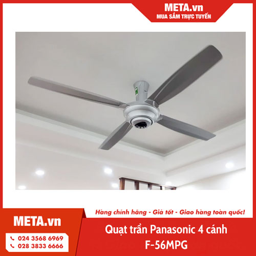 Quạt trần Panasonic 4 cánh F-56MPG