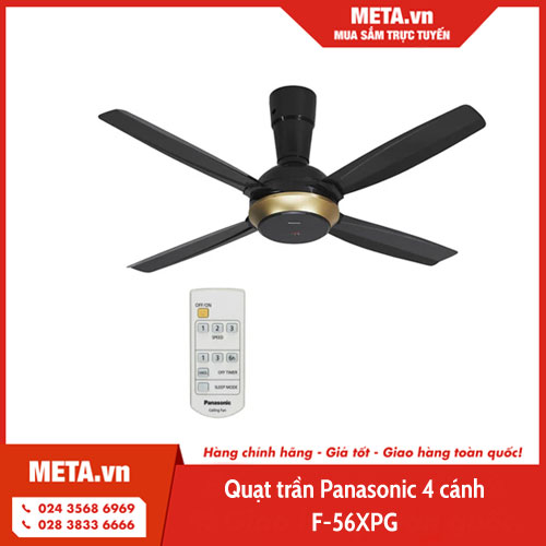 Quạt trần Panasonic 4 cánh F-56XPG