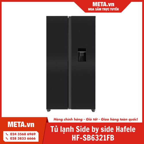 Tủ lạnh Side by side Hafele HF-SB6321FB