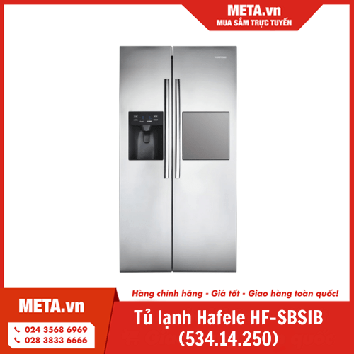 Tủ lạnh Hafele Side by side HF-SBSIB (534.14.250)