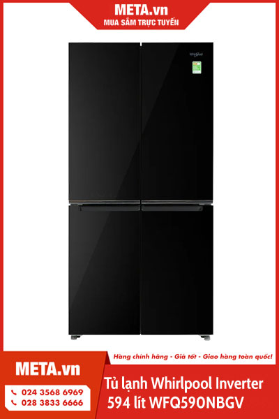 Tủ lạnh Whirlpool Inverter 594 lít WFQ590NBGV