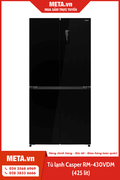 Tủ lạnh multidoor Casper RM-430VDM (425 lít)