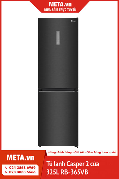 Tủ lạnh Casper 2 cửa ngăn đông dưới 325L RB-365VB