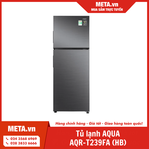 Tủ lạnh AQUA AQR-T239FA (HB) Inverter 212 lít