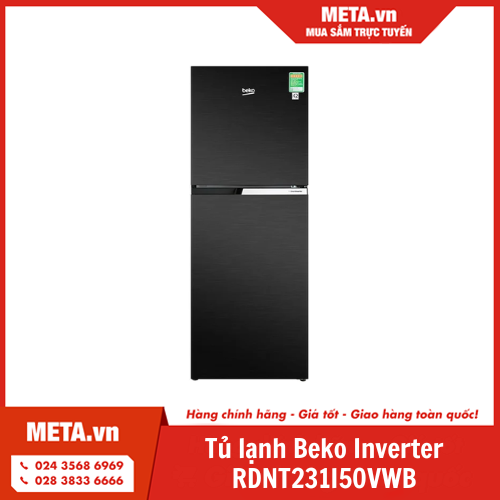 Tủ lạnh Beko Inverter 210 lít RDNT231I50VWB