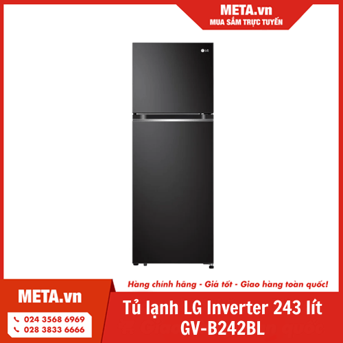 Tủ lạnh LG Inverter 243 lít GV-B242BL