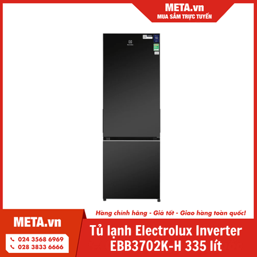 Tủ lạnh Electrolux Inverter EBB3702K-H 335 lít