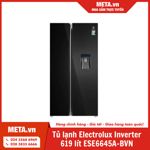 Tủ lạnh Electrolux Inverter 619 lít ESE6645A-BVN