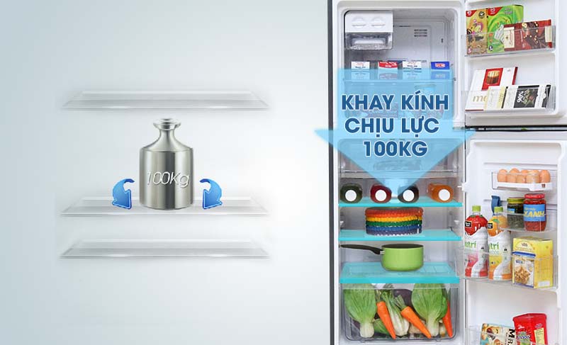 Khay kệ bằng kính cường lực chắc chắn