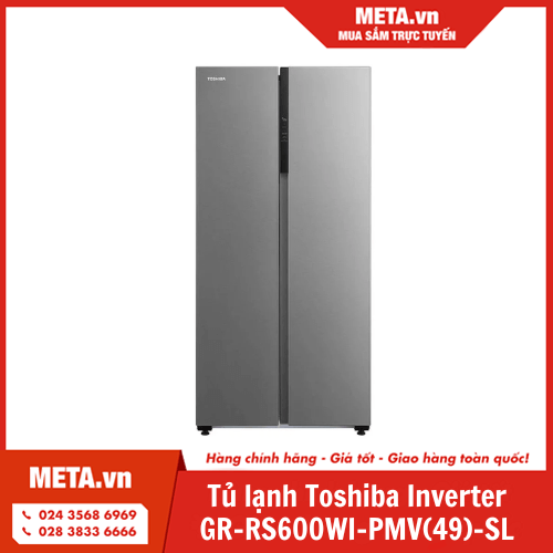 Tủ lạnh Toshiba Inverter 460 lít GR-RS600WI-PMV(49)-SL