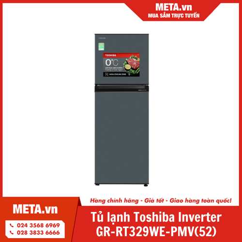 Tủ lạnh Toshiba Inverter 253 lít GR-RT329WE-PMV(52)