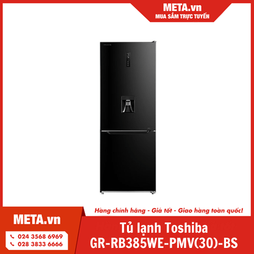 Tủ lạnh Toshiba Inverter 294 lít GR-RB385WE-PMV(30)-BS