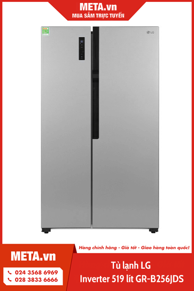 Tủ lạnh LG Inverter 519 lít GR-B256JDS