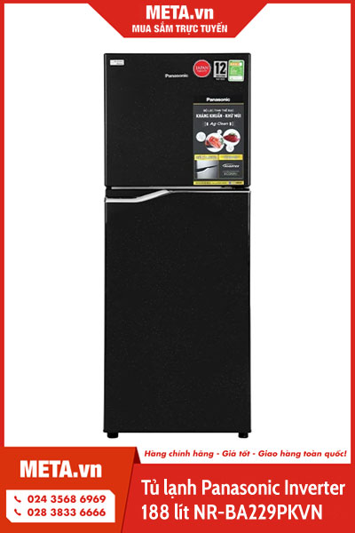 Tủ lạnh Panasonic Inverter 188 lít NR-BA229PKVN