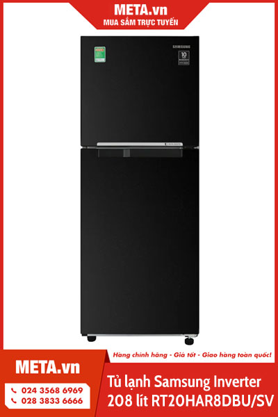 Tủ lạnh Samsung Inverter RT20HAR8DBU/SV (208 lít)
