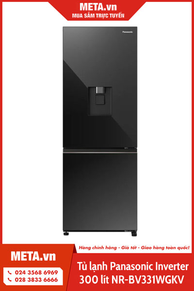 Tủ lạnh Panasonic Inverter 300 lít NR-BV331WGKV