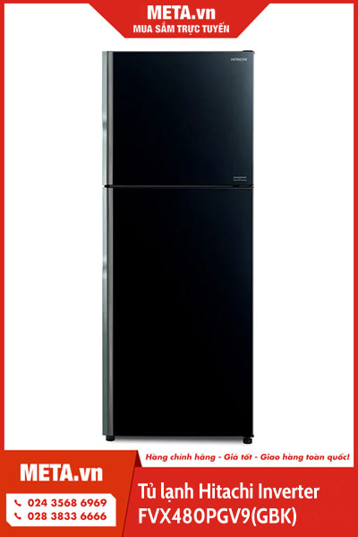 Tủ lạnh Hitachi Inverter FVX480PGV9-GBK (366 lít) 