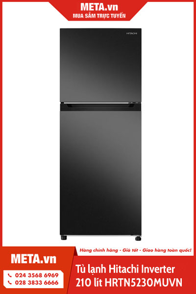 Tủ lạnh Hitachi Inverter 210 lít HRTN5230MUVN