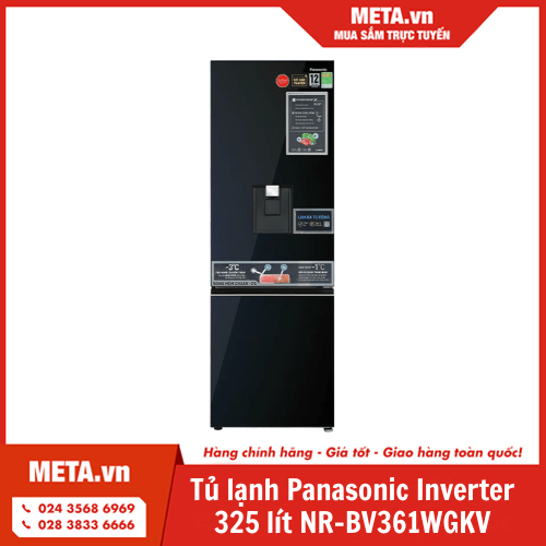 Tủ lạnh Panasonic Inverter 325 lít NR-BV361WGKV