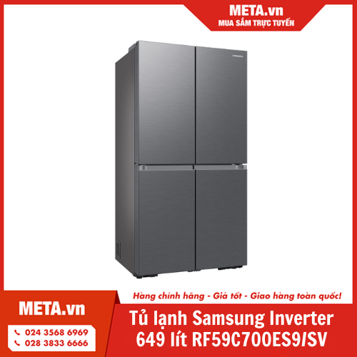 Tủ lạnh Samsung Inverter 649 lít RF59C700ES9/SV