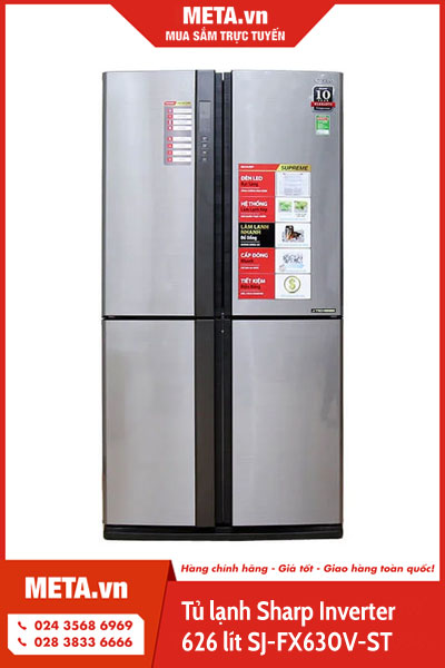 Tủ lạnh Sharp ngăn đá dưới SJ-FX630V-ST