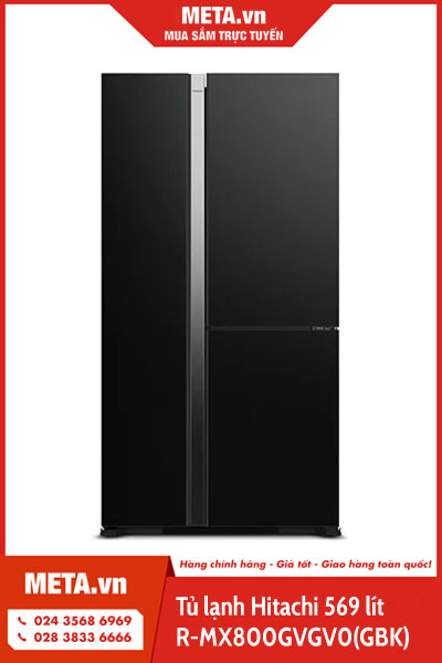 Tủ lạnh Hitachi Inverter 590 lít R-M800PGV0(GBK)