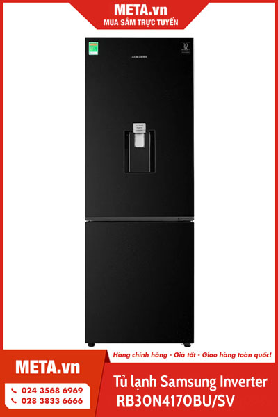 Tủ lạnh Samsung ngăn đá dưới Inverter RB30N4170BU/SV - 307 lít